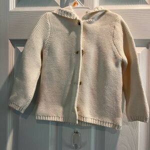 Little girls 18 to 24 month sweater with hoodie